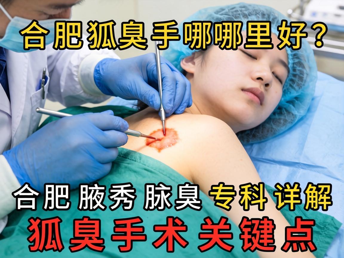 合肥狐臭手术哪里好？合肥腋秀腋臭专科详解狐臭手术关键点