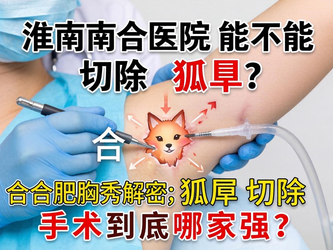 淮南医院能不能切除狐臭？合肥腋秀解密，狐臭切除手术到底哪家强？