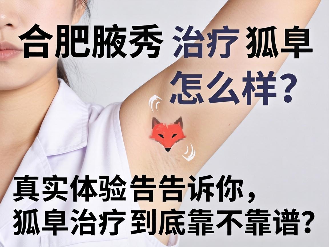 合肥腋秀治疗狐臭怎么样？真实体验告诉你，狐臭治疗到底靠不靠谱？