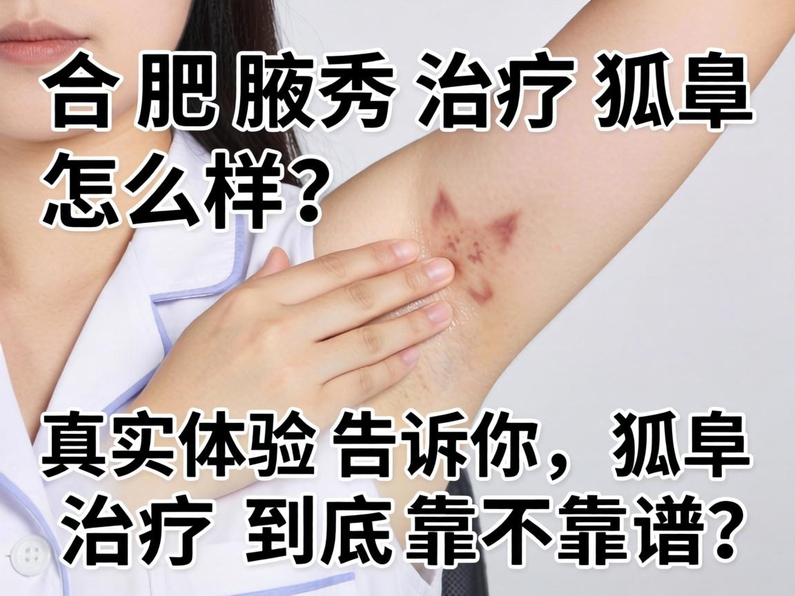 合肥腋秀治疗狐臭怎么样？真实体验告诉你，狐臭治疗到底靠不靠谱？