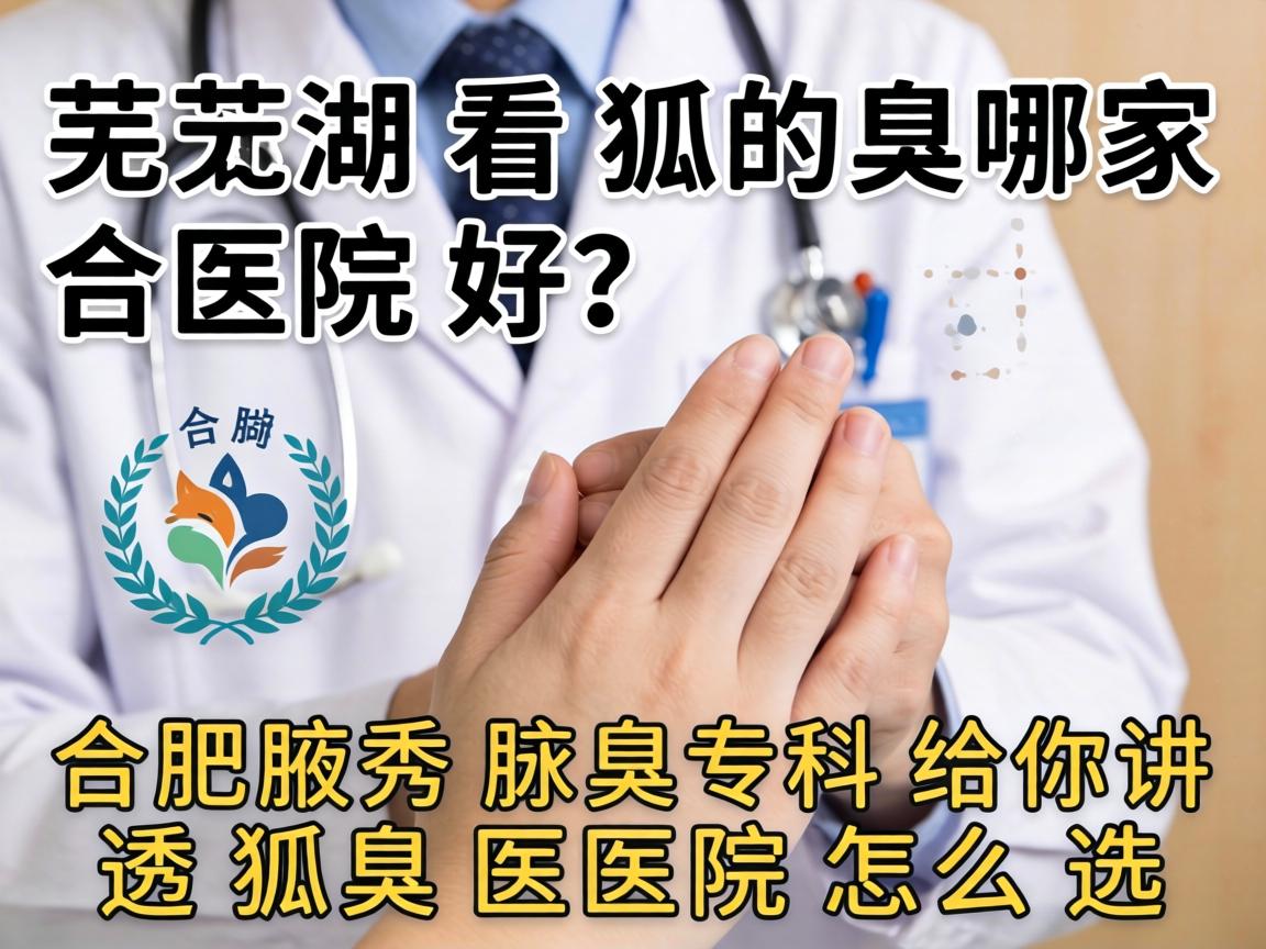 芜湖看狐臭哪家医院好？合肥腋秀腋臭专科给你讲透狐臭医院怎么选