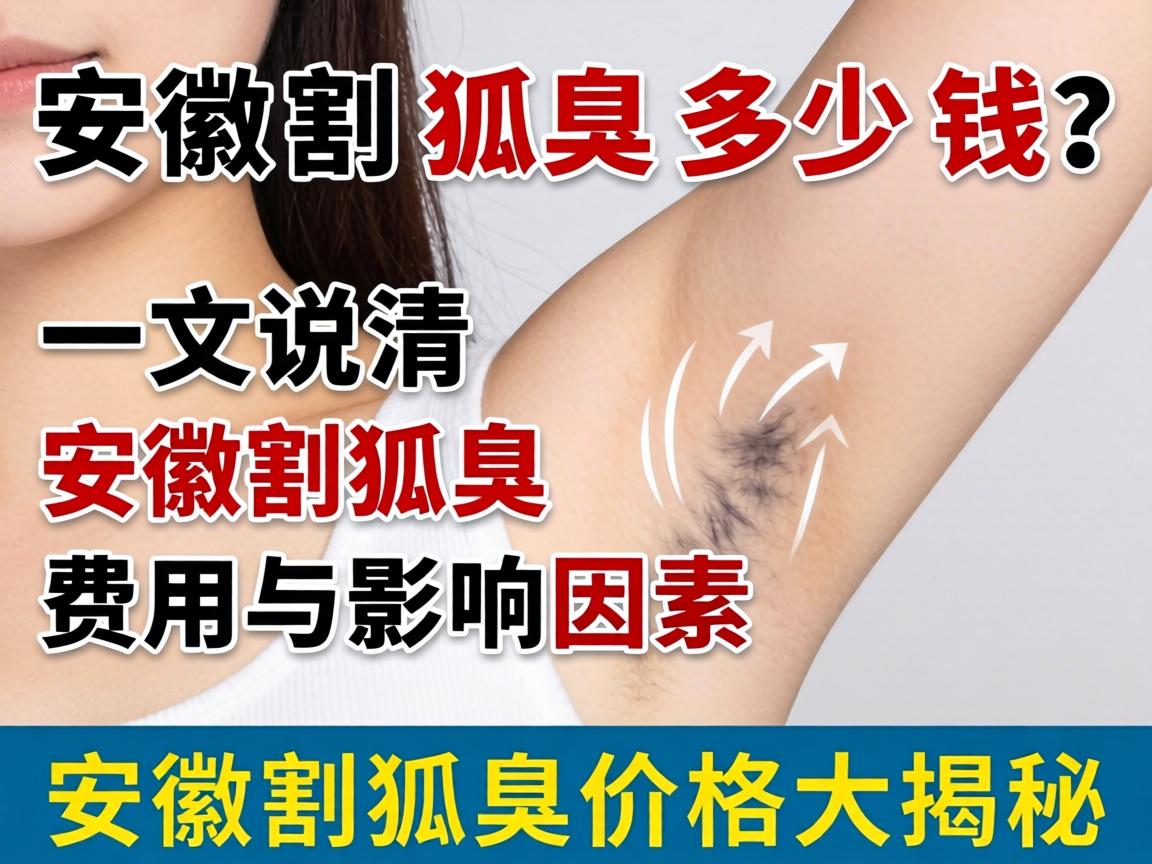 安徽割狐臭多少钱？一文说清安徽割狐臭费用与影响因素，安徽割狐臭价格大揭秘