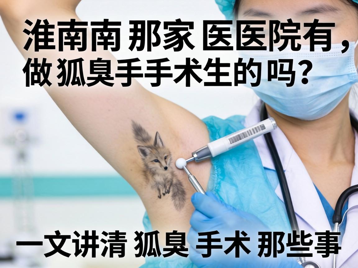 淮南那家医院有做狐臭手术的吗？一文讲清狐臭手术那些事