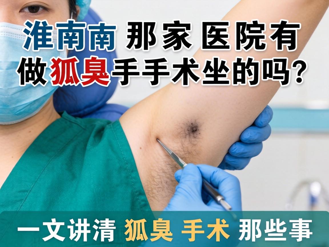 淮南那家医院有做狐臭手术的吗？一文讲清狐臭手术那些事