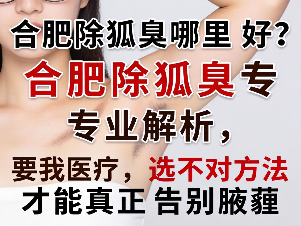 合肥除狐臭哪里好？合肥除狐臭专业解析，选对方法才能真正告别腋臭