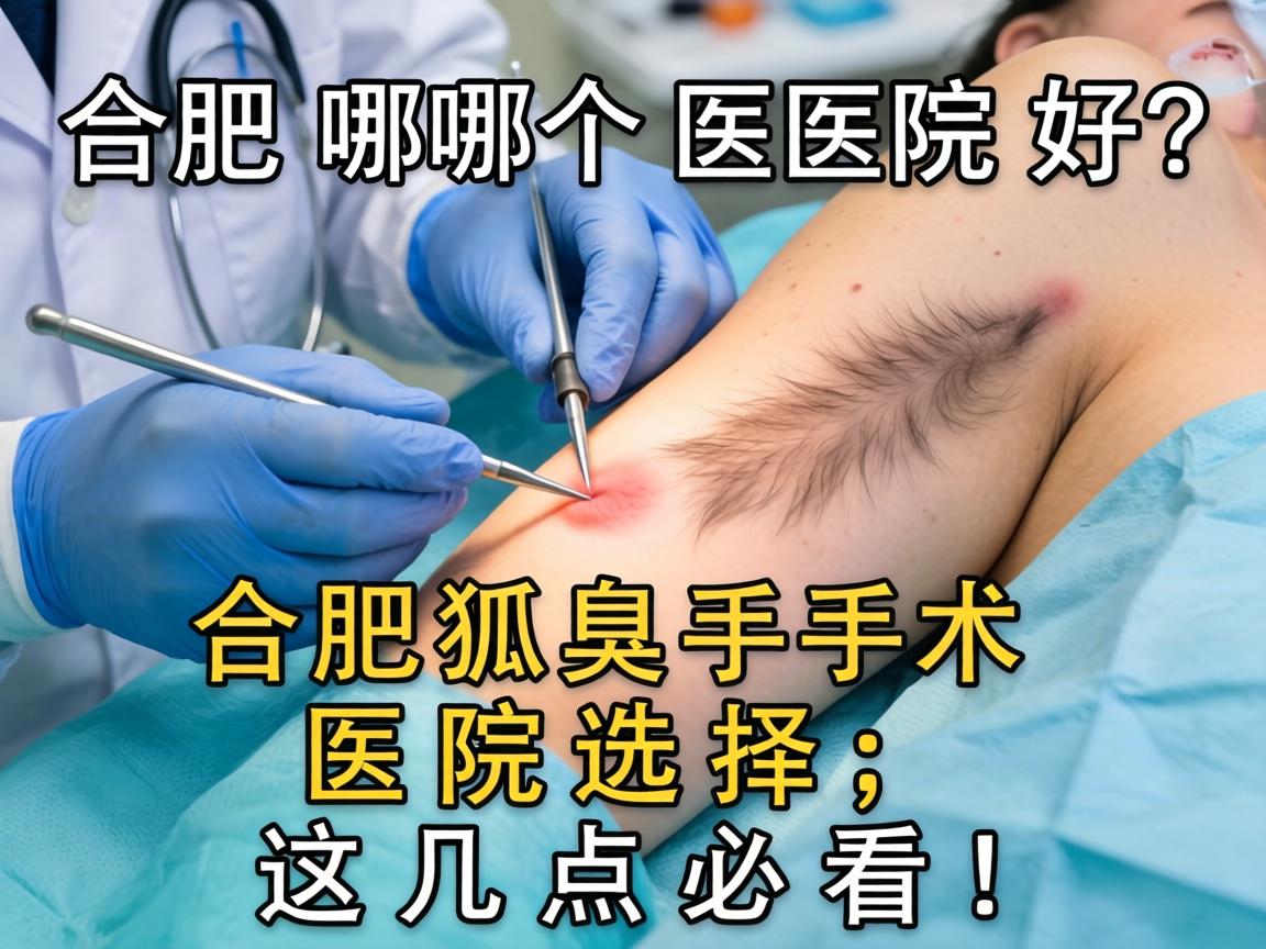 合肥狐臭手术哪个医院好？合肥狐臭手术医院选择，这几点必看！
