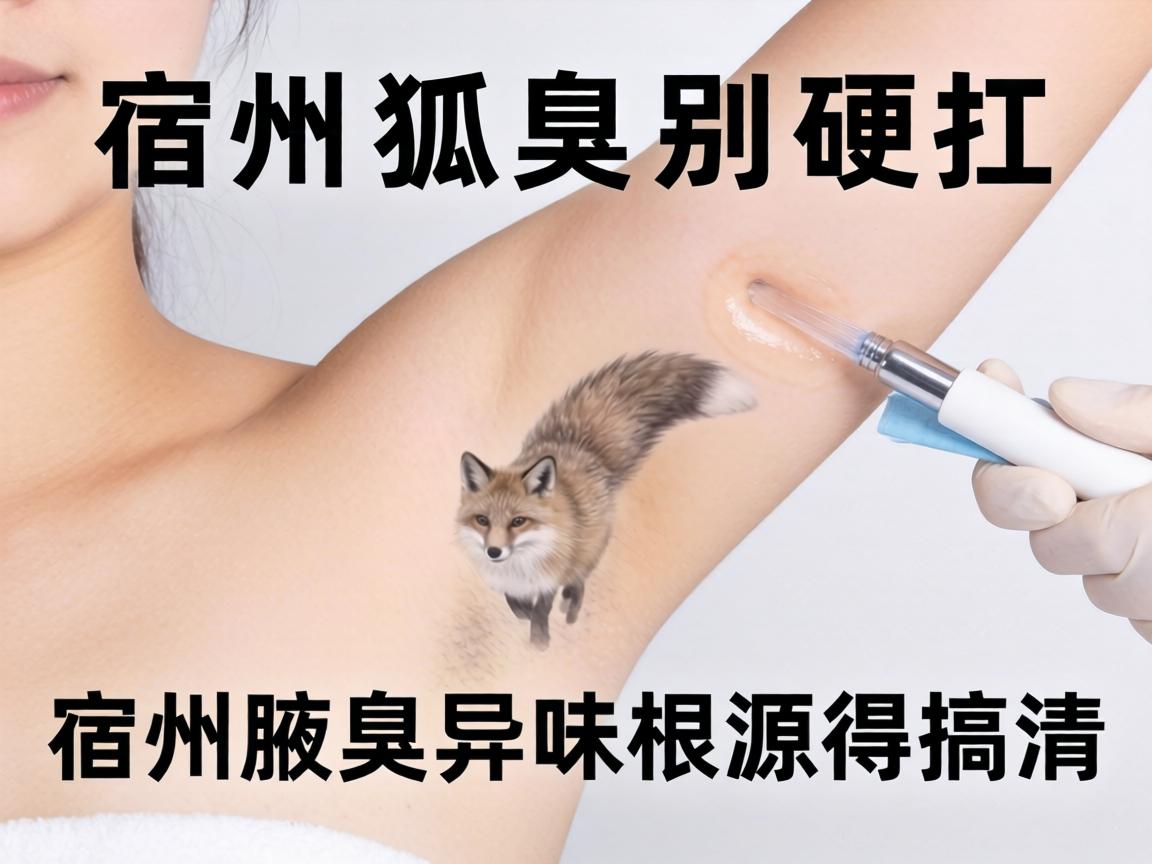 宿州狐臭别硬扛，宿州腋臭异味根源得搞清