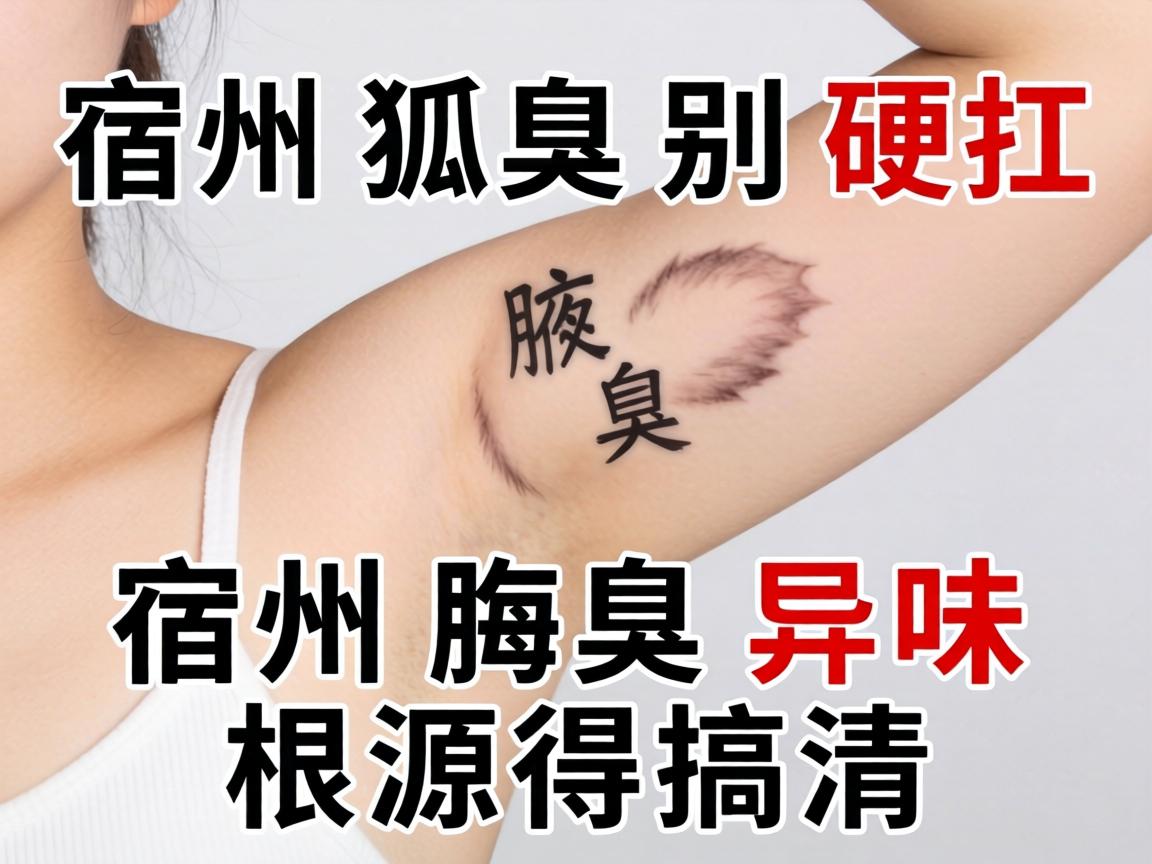 宿州狐臭别硬扛，宿州腋臭异味根源得搞清
