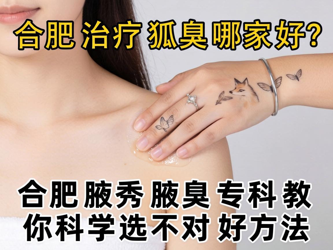 合肥治疗狐臭哪家好？合肥腋秀腋臭专科教你科学选对好方法