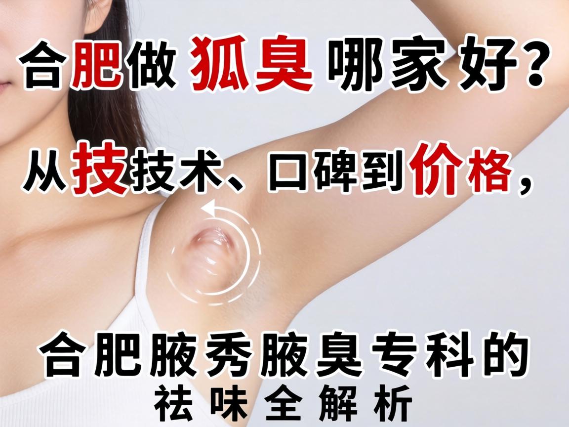 合肥做狐臭哪家好？从技术、口碑到价格，合肥腋秀腋臭专科的祛味全解析