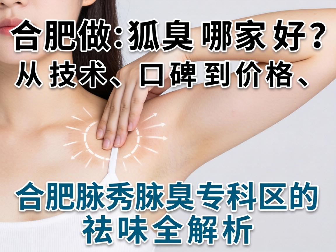 合肥做狐臭哪家好？从技术、口碑到价格，合肥腋秀腋臭专科的祛味全解析