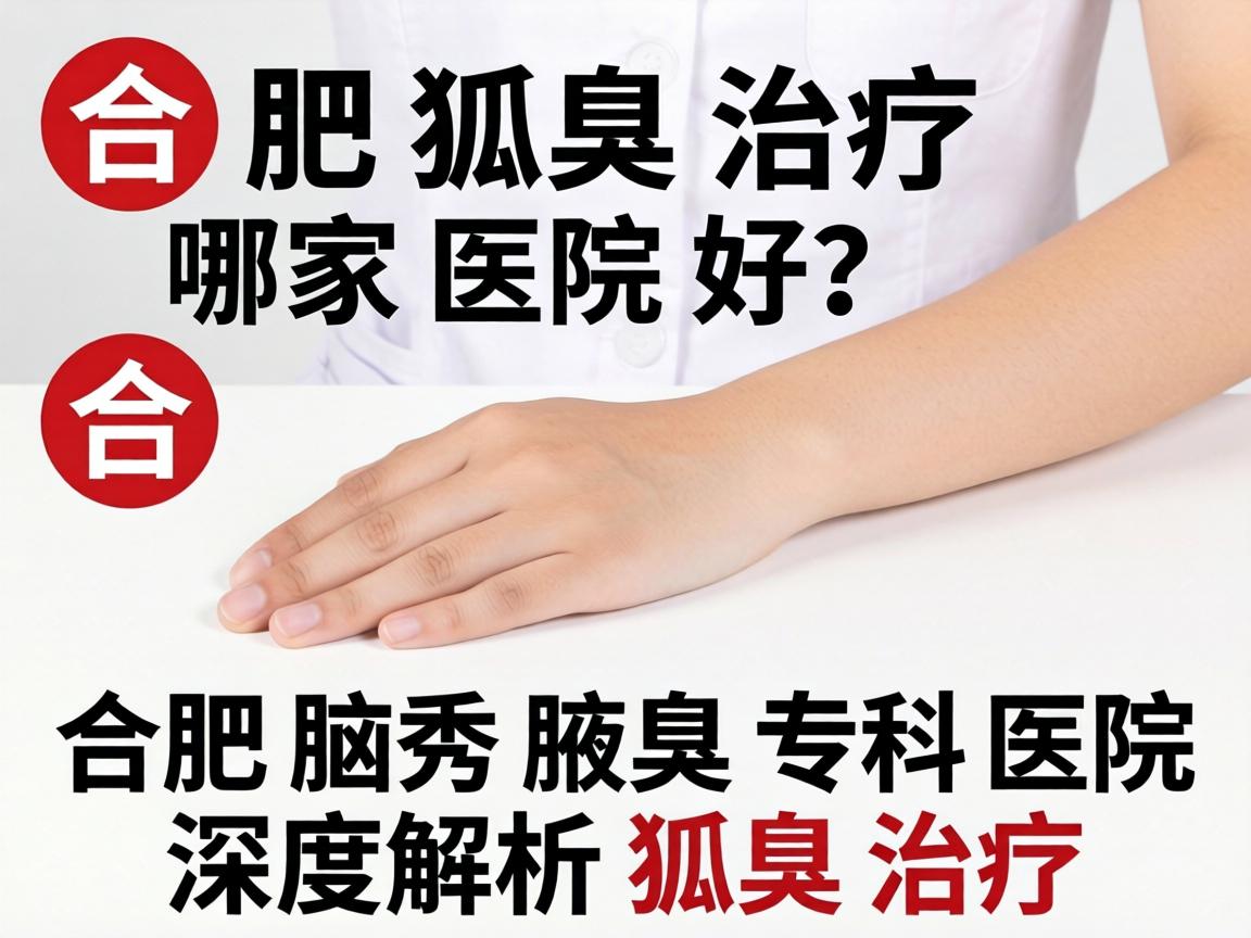 合肥狐臭治疗哪家医院好？合肥腋秀腋臭专科医院深度解析狐臭治疗