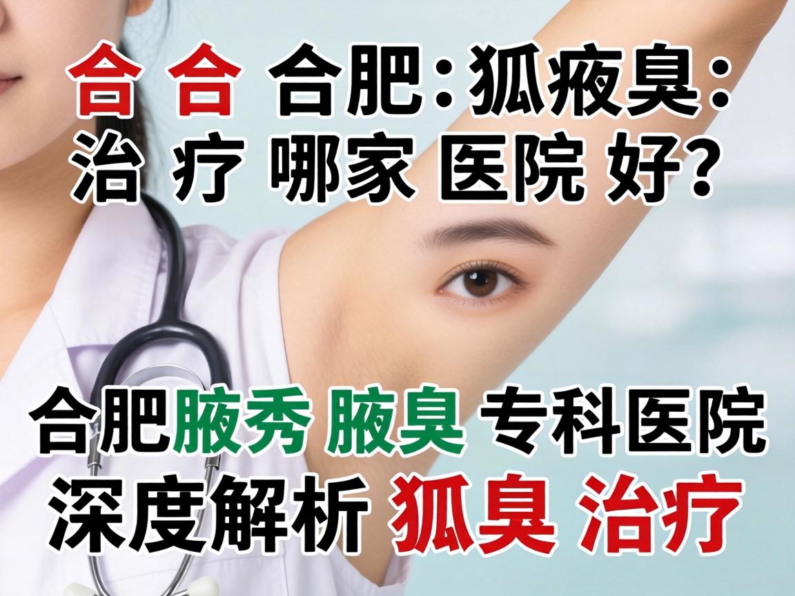 合肥狐臭治疗哪家医院好？合肥腋秀腋臭专科医院深度解析狐臭治疗