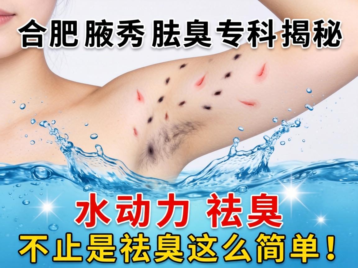 合肥腋秀腋臭专科揭秘，水动力祛臭，不止是祛臭这么简单！