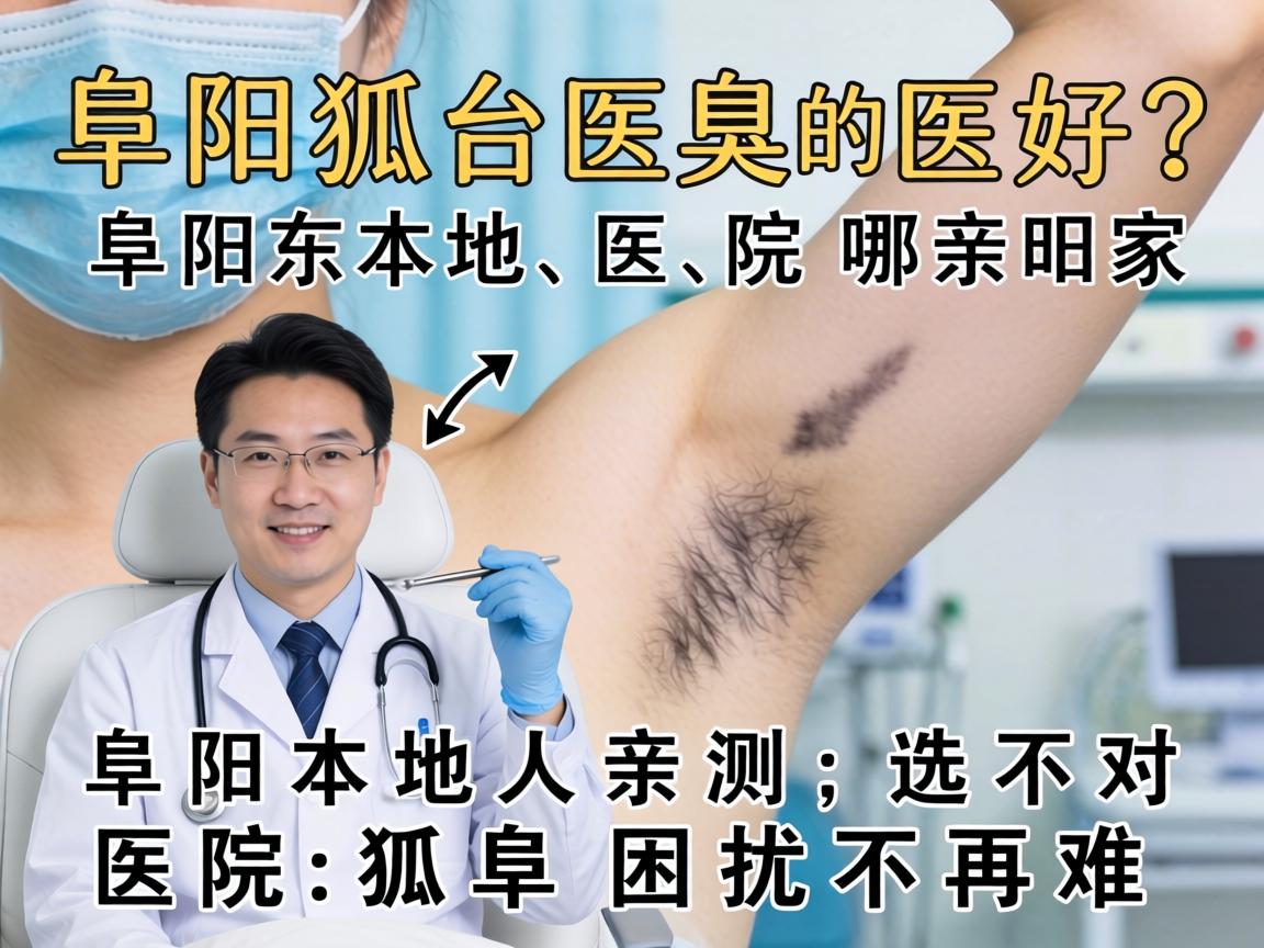 阜阳狐臭医院哪家好？阜阳本地人亲测，选对医院，狐臭困扰不再难
