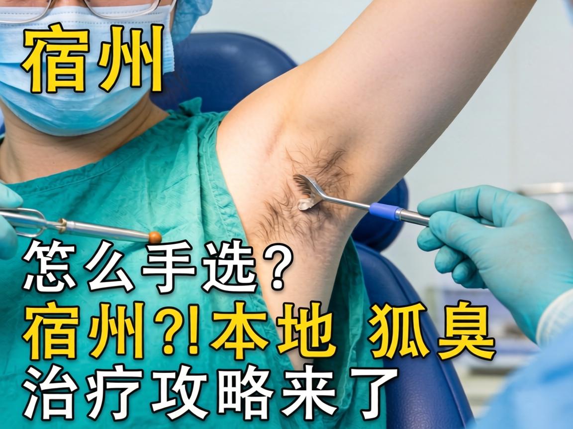 宿州狐臭手术医院怎么选？宿州本地狐臭治疗攻略来了