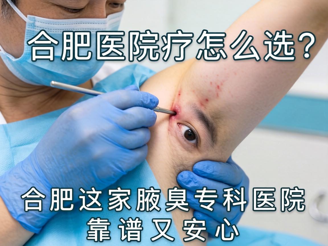 合肥腋臭手术医院怎么选？合肥这家腋臭专科医院靠谱又安心
