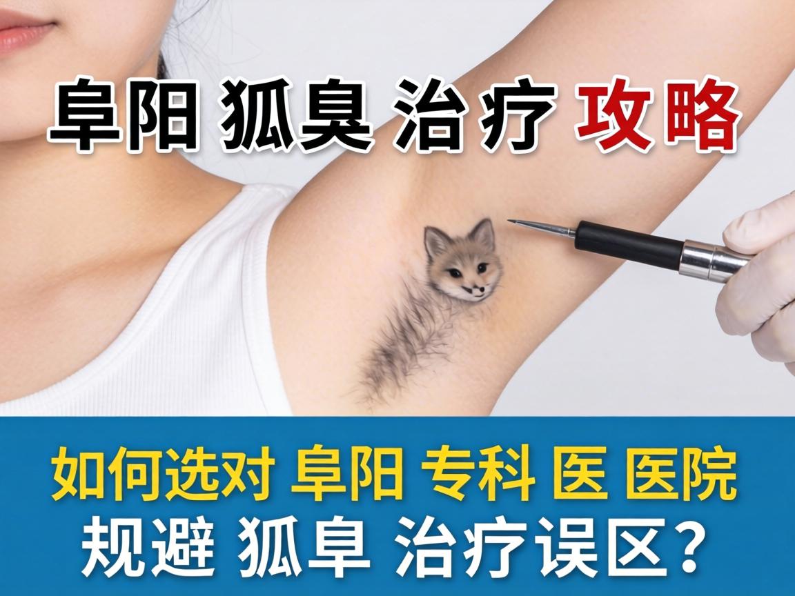 阜阳狐臭治疗攻略，如何选对阜阳专科医院，规避狐臭治疗误区？