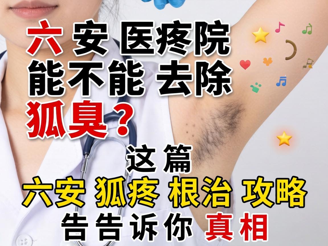 六安医院能不能去除狐臭？这篇六安狐臭根治攻略告诉你真相