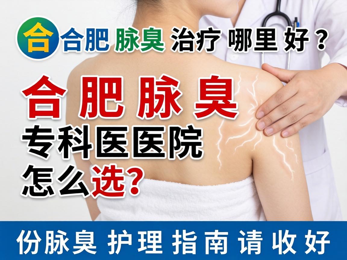 合肥腋臭治疗哪里好？合肥腋臭专科医院怎么选？这份腋臭护理指南请收好
