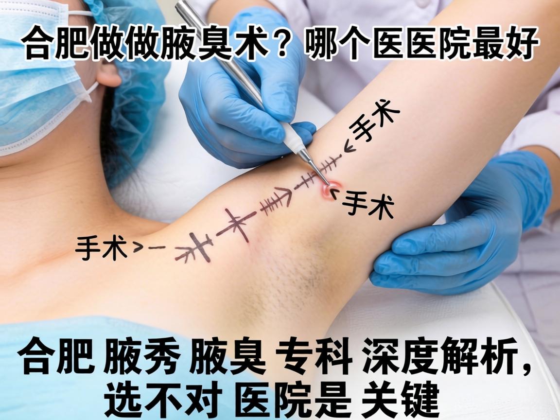 合肥做腋臭手术哪个医院最好？合肥腋秀腋臭专科深度解析，选对医院是关键