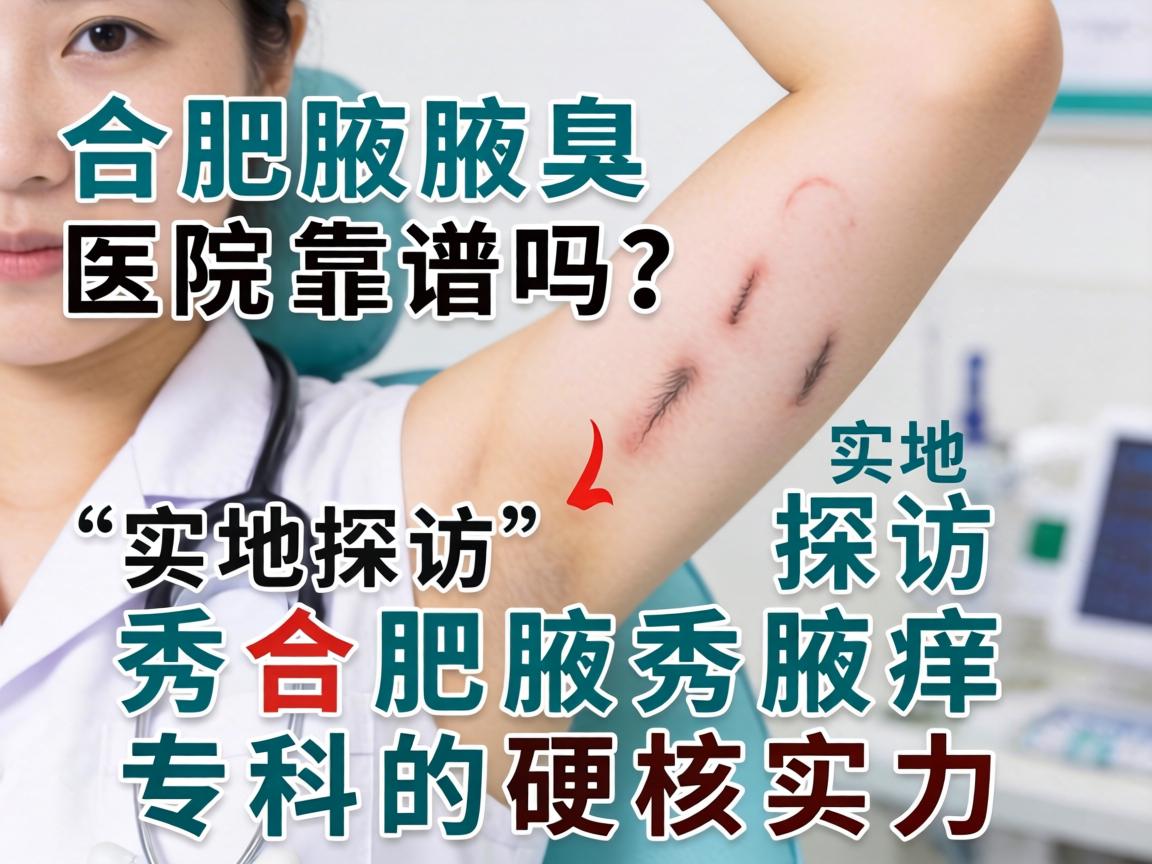 合肥腋秀腋臭医院靠谱吗？实地探访合肥腋秀腋臭专科的硬核实力