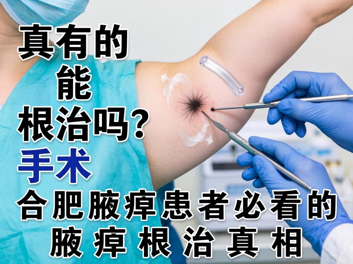 腋臭手术真的能根治吗？合肥腋臭患者必看的腋臭根治真相