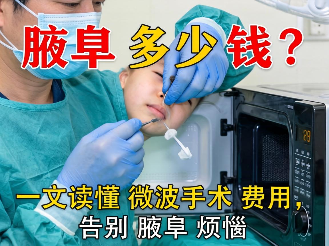 腋臭微波手术多少钱？一文读懂微波手术费用，告别腋臭烦恼