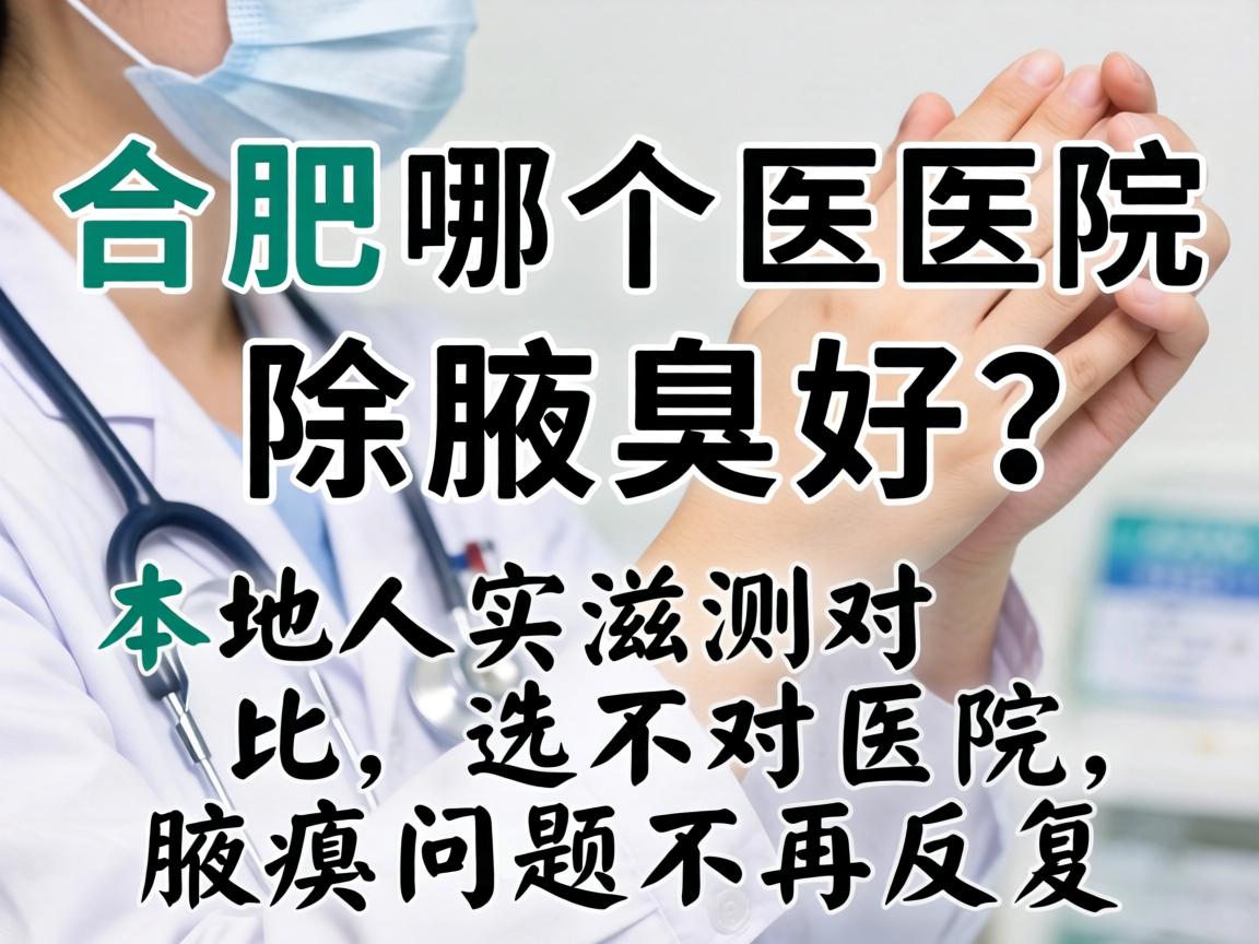 合肥哪个医院除腋臭好?本地人实测对比,选对医院,腋臭问题不再反复 合肥哪个医院除腋臭好?本地人实测对比,选对医院,腋臭问题不再反复