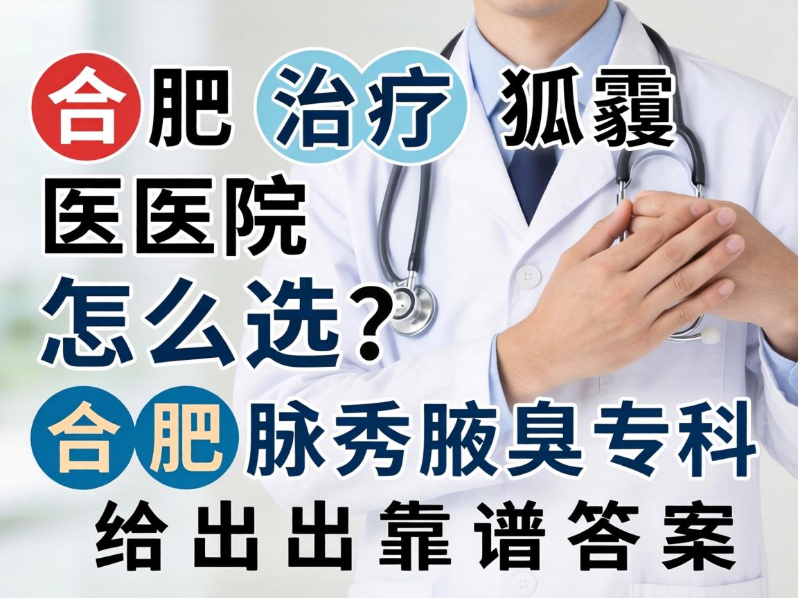 合肥治疗狐臭医院怎么选？合肥腋秀腋臭专科给出靠谱答案