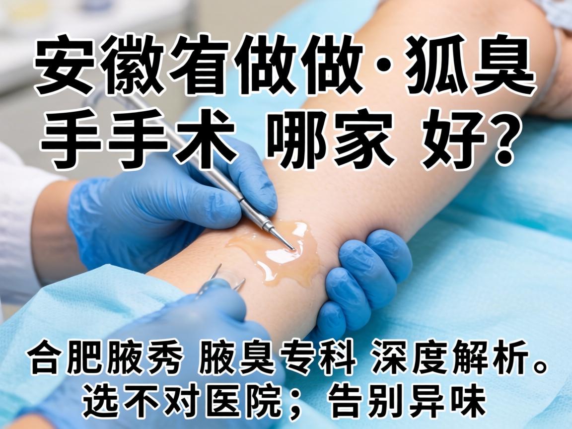 安徽做狐臭手术哪家好?合肥腋秀腋臭专科深度解析,选对医院,告别异味 安徽做狐臭手术哪家好?合肥腋秀腋臭专科深度解析,选对医院,告别异味