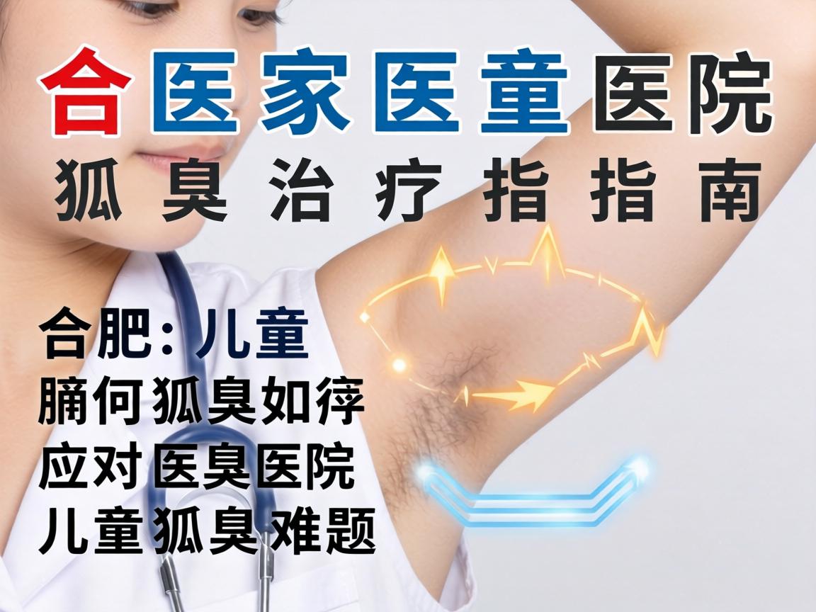 合肥儿童狐臭治疗指南，这家医院如何应对儿童狐臭难题？