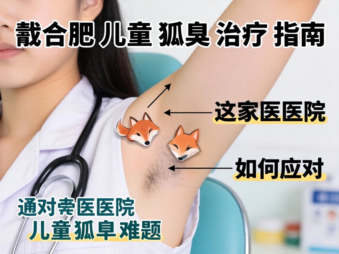 合肥儿童狐臭治疗指南，这家医院如何应对儿童狐臭难题？