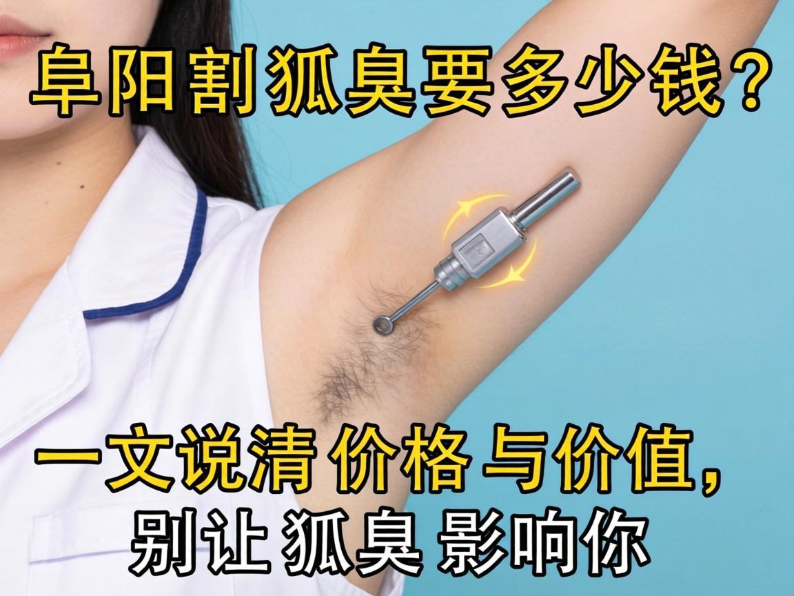 阜阳割狐臭要多少钱？一文说清价格与价值，别让狐臭影响你