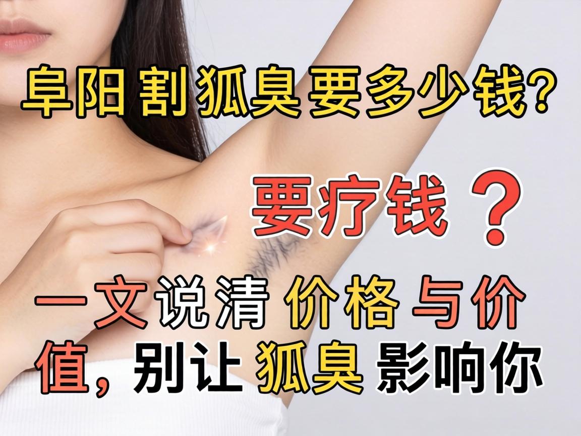 阜阳割狐臭要多少钱？一文说清价格与价值，别让狐臭影响你