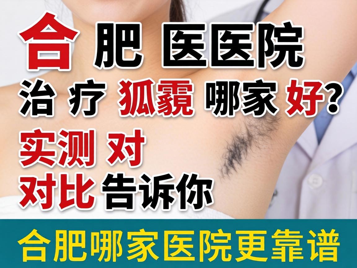 合肥医院治疗狐臭哪家好？实测对比告诉你合肥哪家医院更靠谱