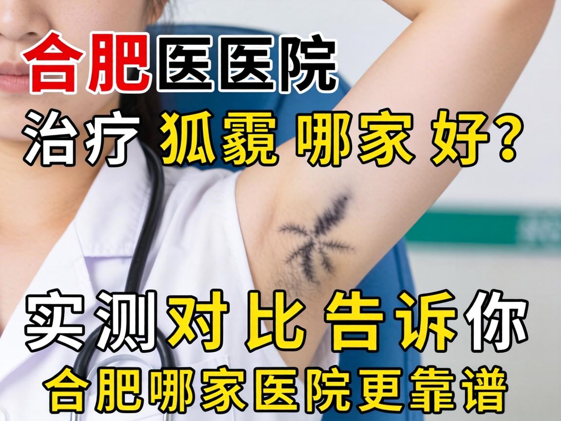 合肥医院治疗狐臭哪家好？实测对比告诉你合肥哪家医院更靠谱