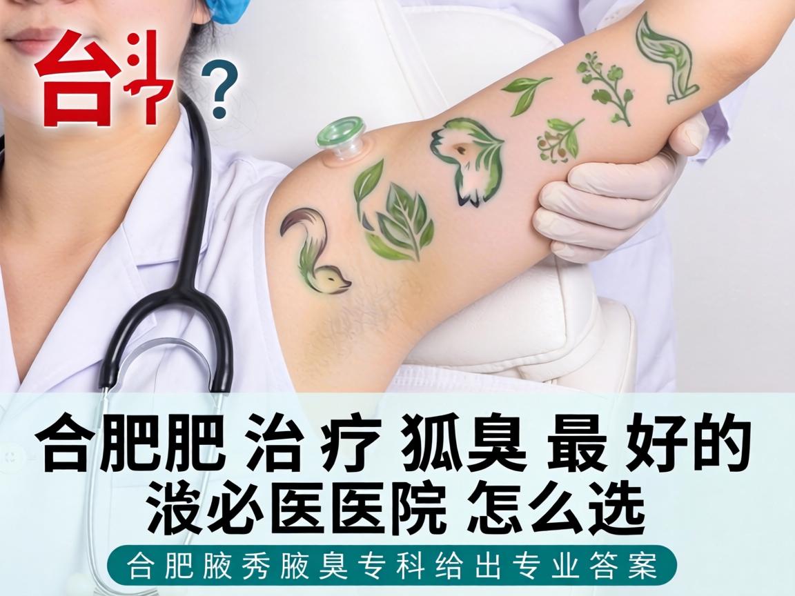 合肥治疗狐臭最好的医院怎么选？合肥腋秀腋臭专科给出专业答案
