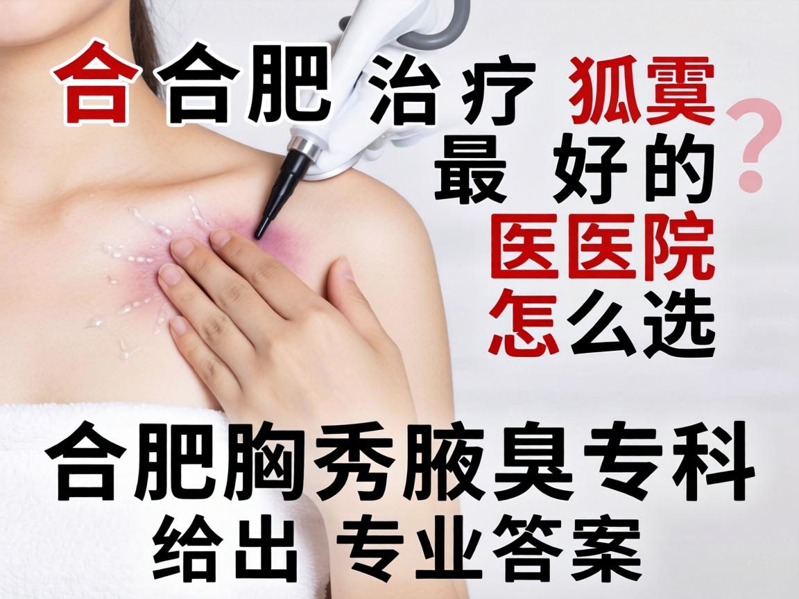 合肥治疗狐臭最好的医院怎么选？合肥腋秀腋臭专科给出专业答案