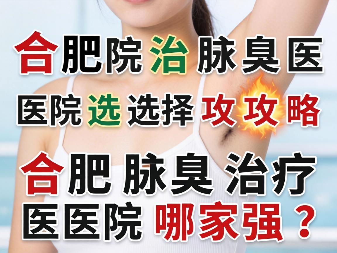 合肥治腋臭医院选择攻略，合肥腋臭治疗医院哪家强？这些细节别忽略