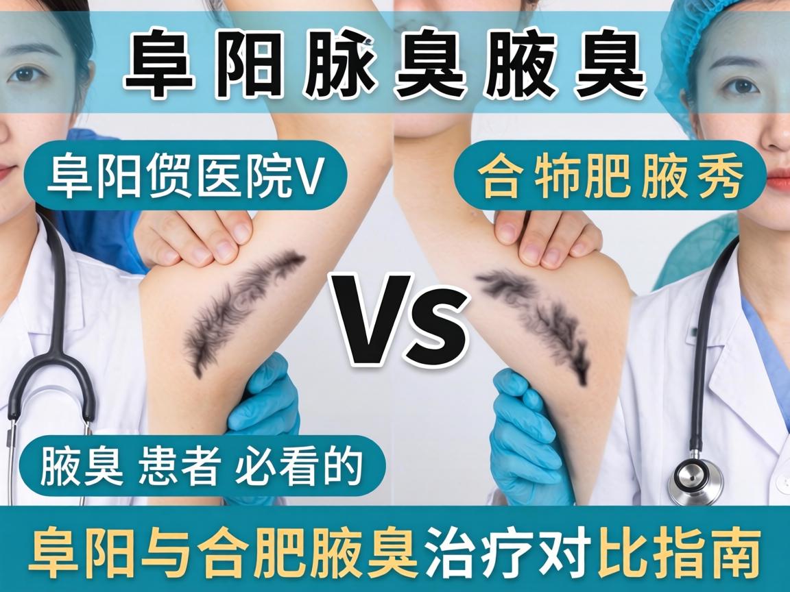 阜阳腋臭医院vs合肥腋秀，腋臭患者必看的阜阳与合肥腋臭治疗对比指南