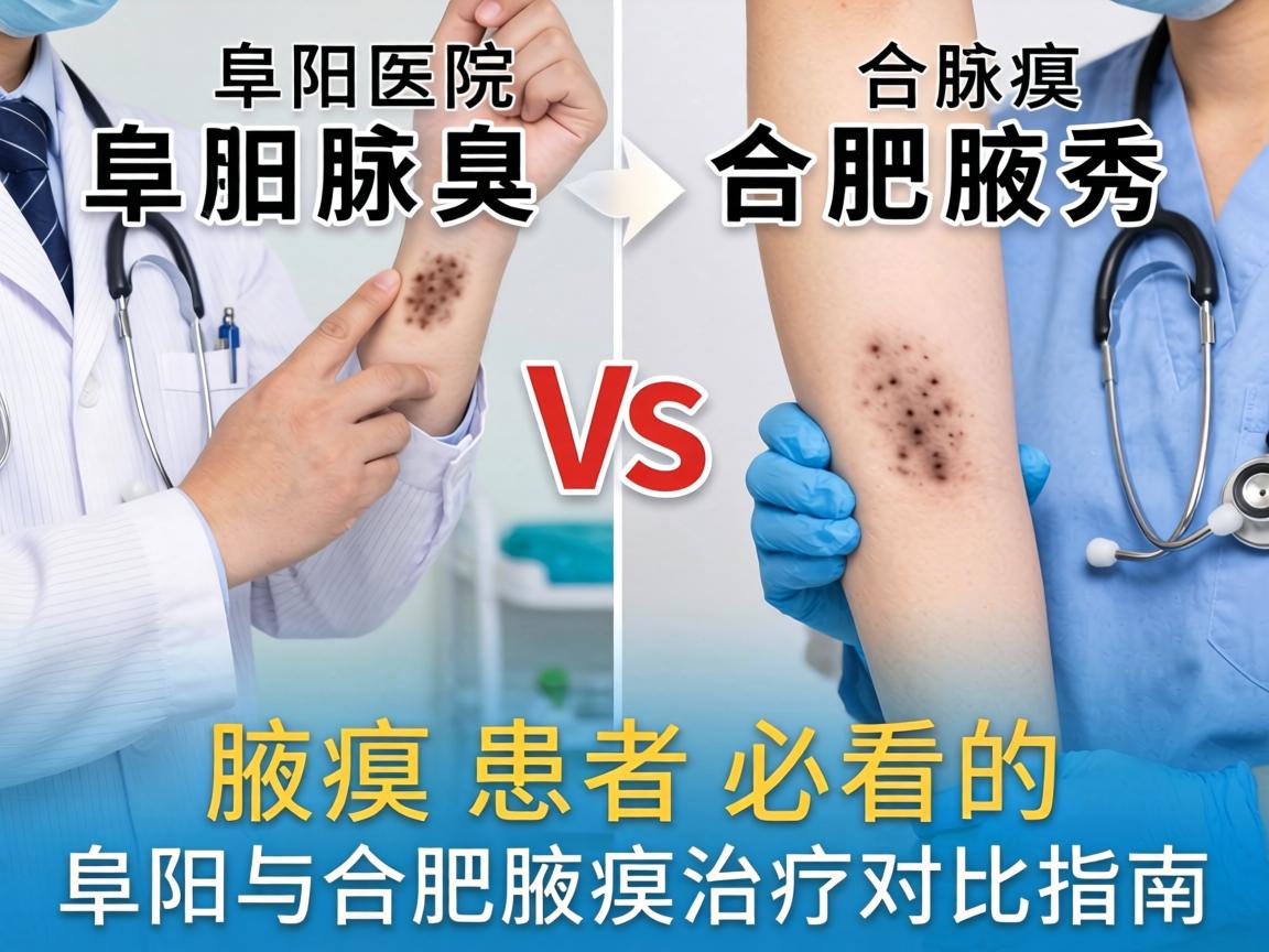 阜阳腋臭医院vs合肥腋秀，腋臭患者必看的阜阳与合肥腋臭治疗对比指南
