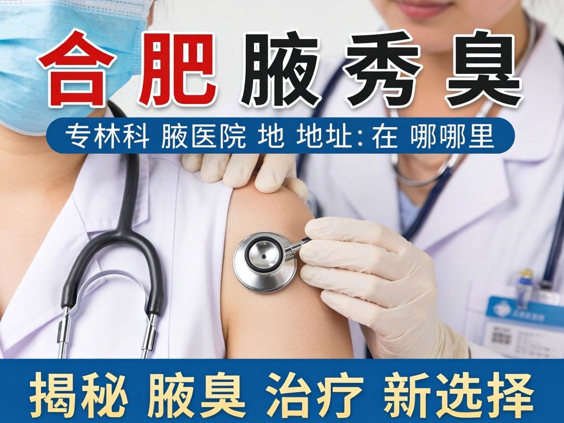 合肥腋秀腋臭专科医院地址在哪里？揭秘腋臭治疗新选择