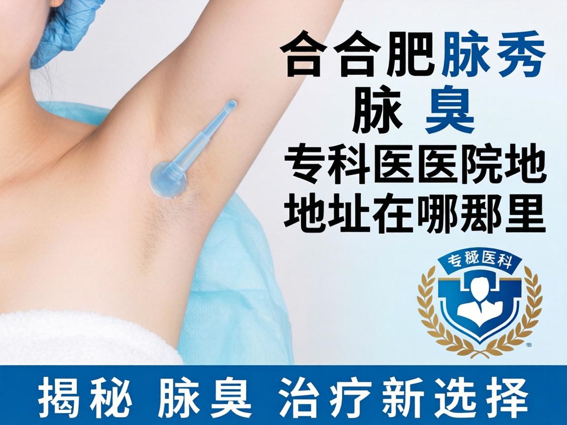 合肥腋秀腋臭专科医院地址在哪里？揭秘腋臭治疗新选择
