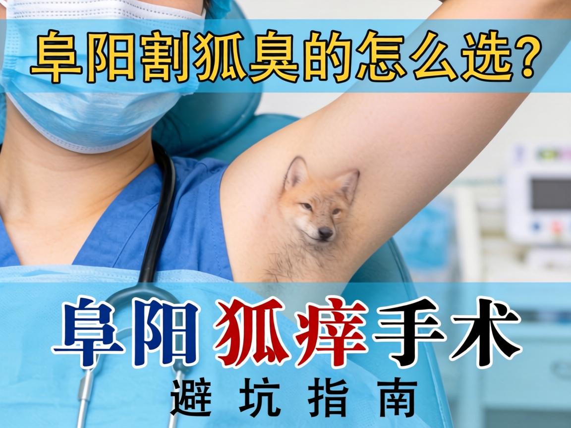 阜阳割狐臭的医院怎么选？阜阳狐臭手术避坑指南