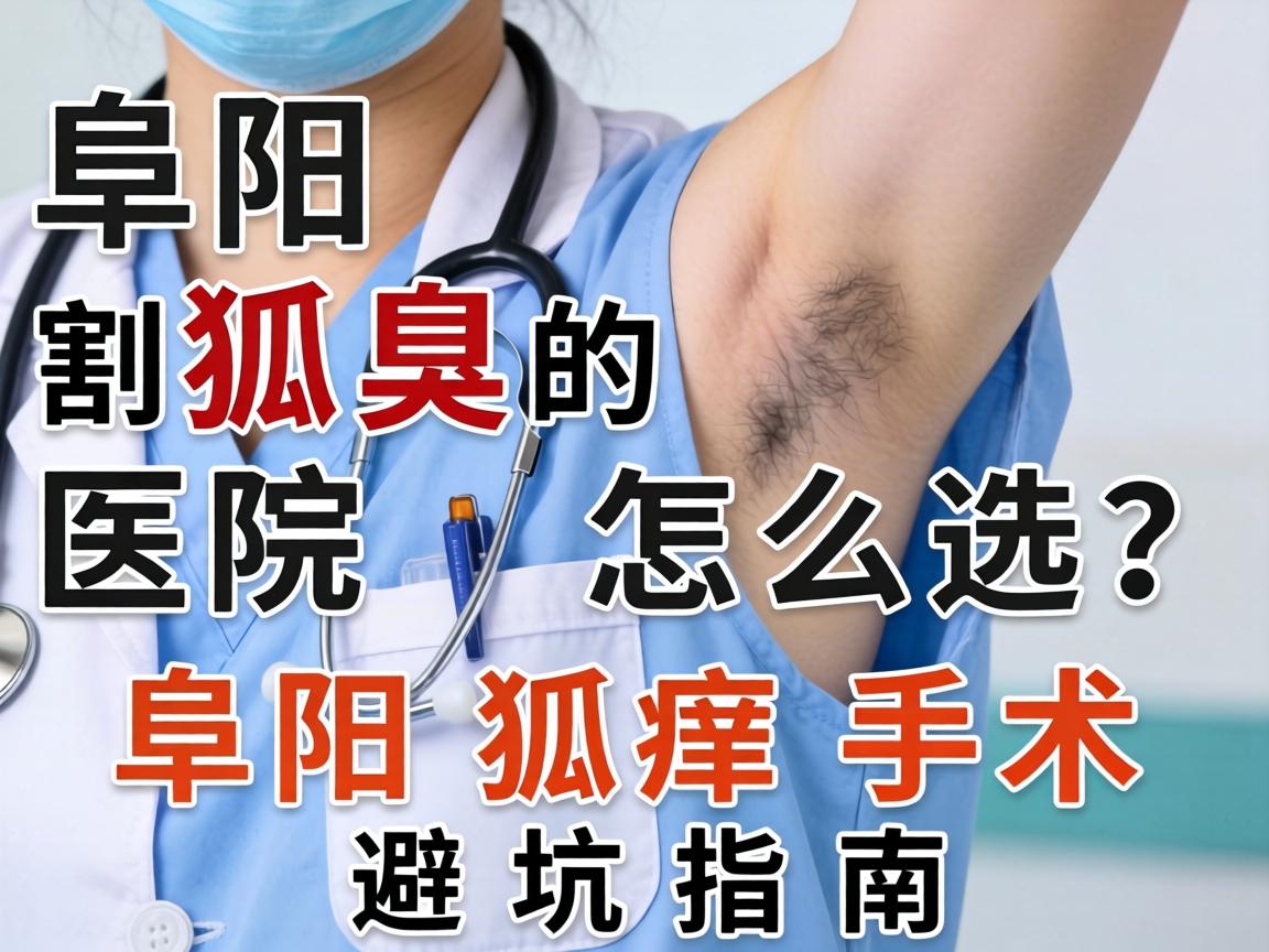 阜阳割狐臭的医院怎么选？阜阳狐臭手术避坑指南