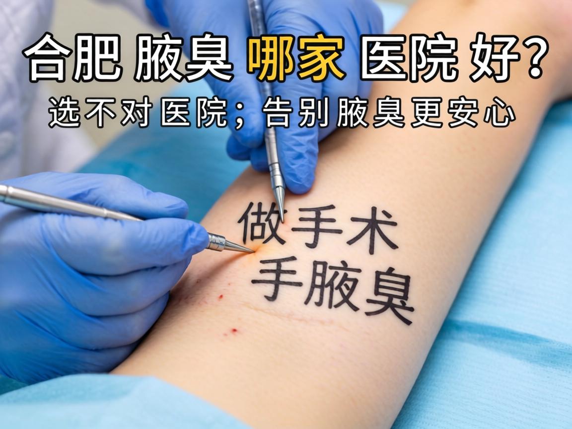 合肥做腋臭手术哪家医院好？选对医院，告别腋臭更安心