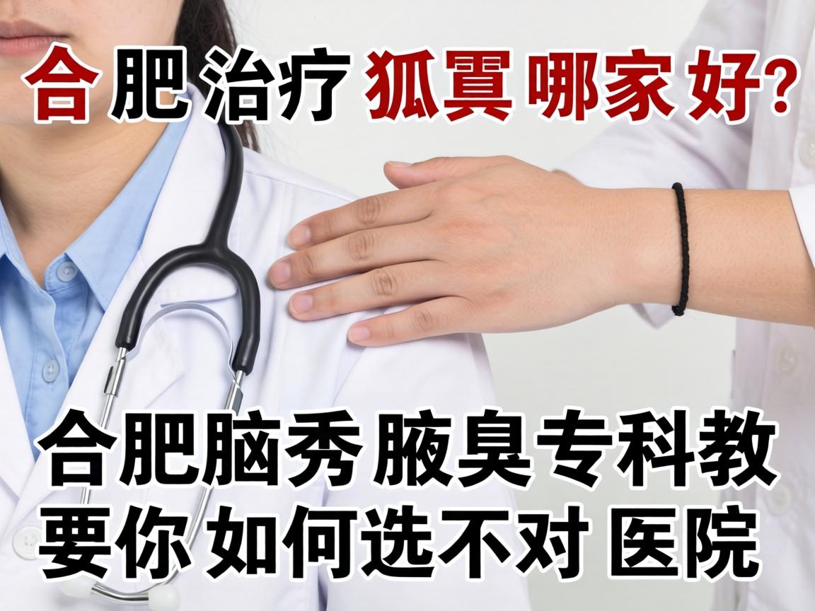 合肥治疗狐臭哪家好？合肥腋秀腋臭专科教你如何选对医院