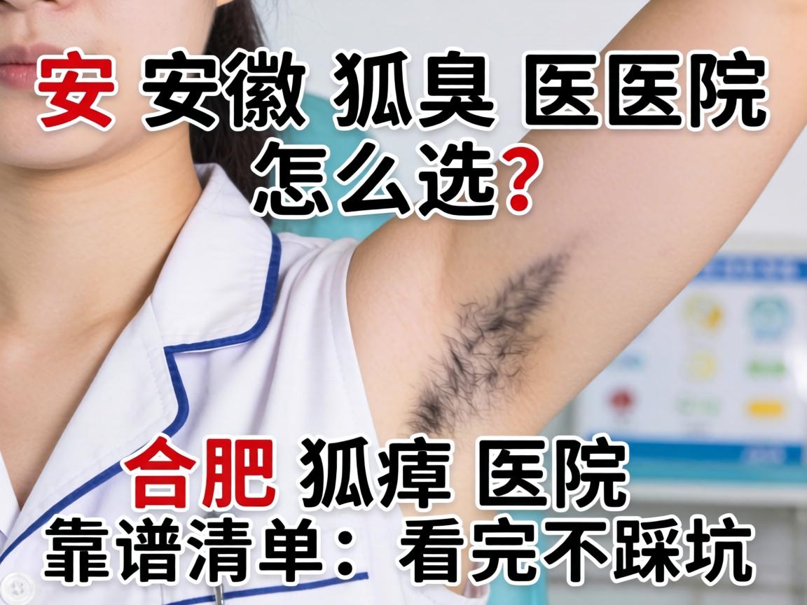 安徽狐臭医院怎么选？合肥狐臭医院靠谱清单，看完不踩坑