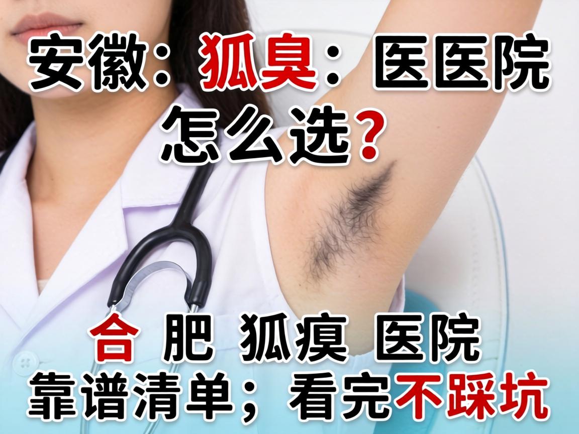 安徽狐臭医院怎么选？合肥狐臭医院靠谱清单，看完不踩坑